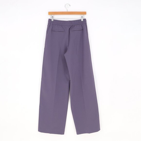 NWT ATHLETA Stride Pant Wide-Leg Pull-On Relaxed Nightfall Purple Size XS - Picture 4 of 12
